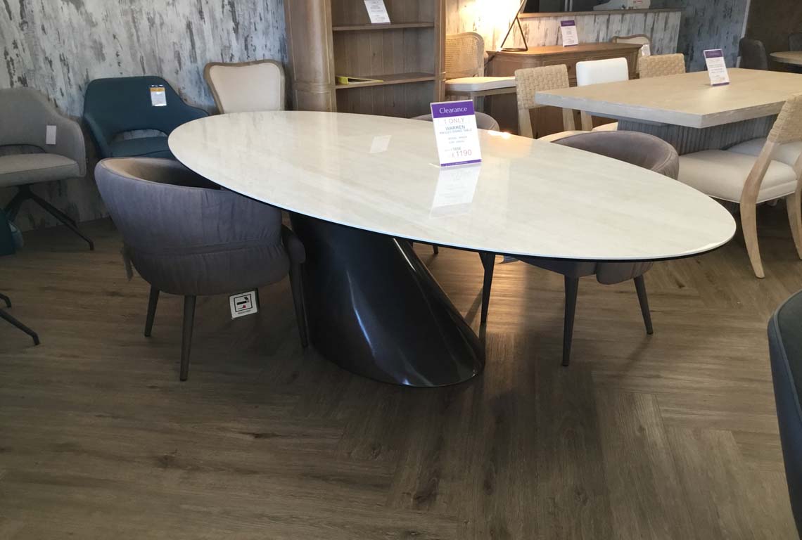 Warren 240cm Angled Dining Table