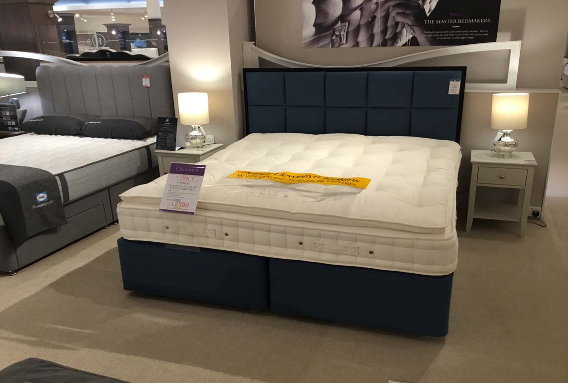 Hypnos Saunderton Pillow Top 6' F/E Divan Set