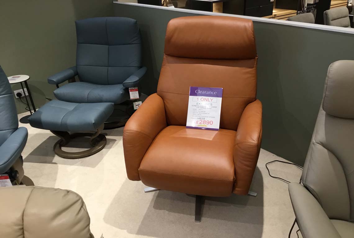 Ekornes Stressless Scott Chair with Sirius Base