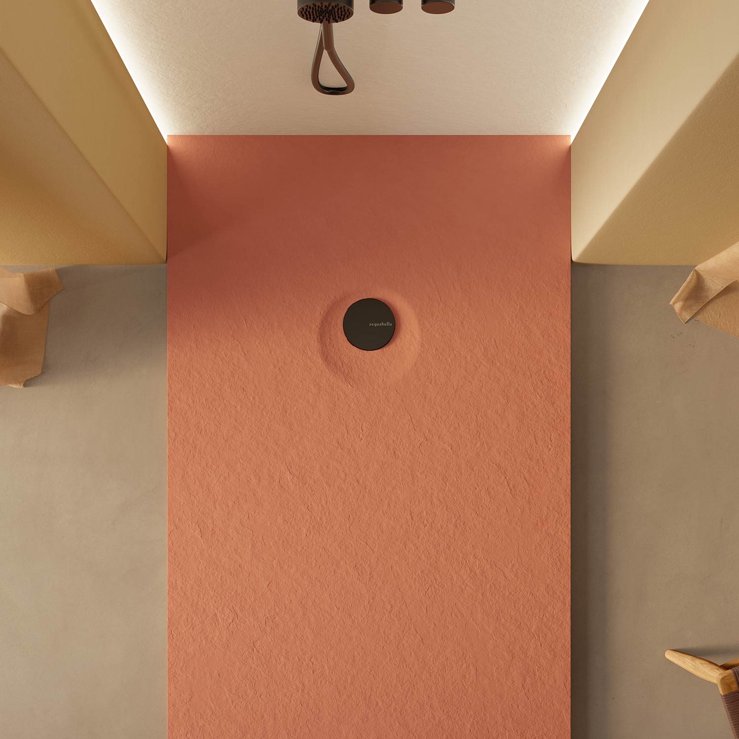 Plato de ducha Livo Slate de Acquabella