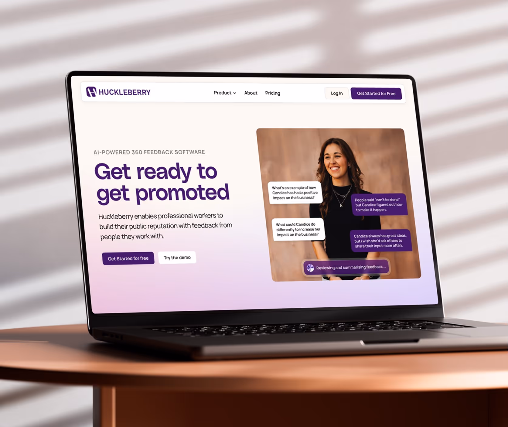 Huckleberry Laptop Mockup