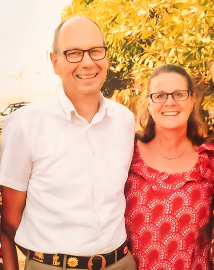 Emanuel und Renate vor einigen Jahren