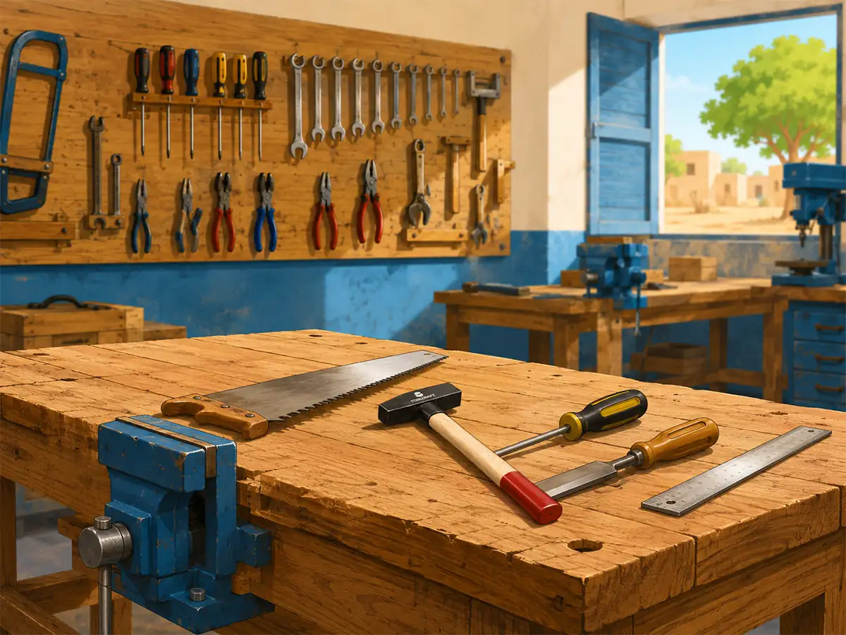 Werkzeug für den handwerklichen Unterricht