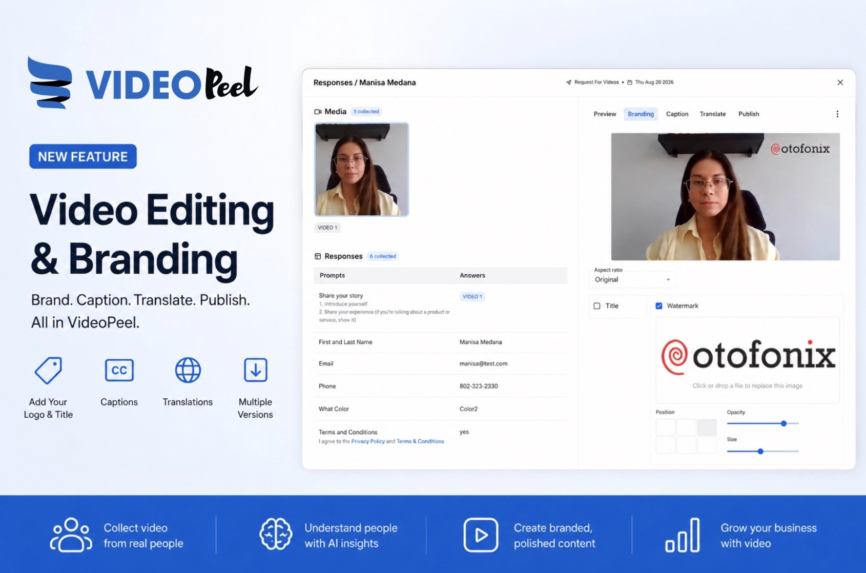 VideoPeel Video Editing
