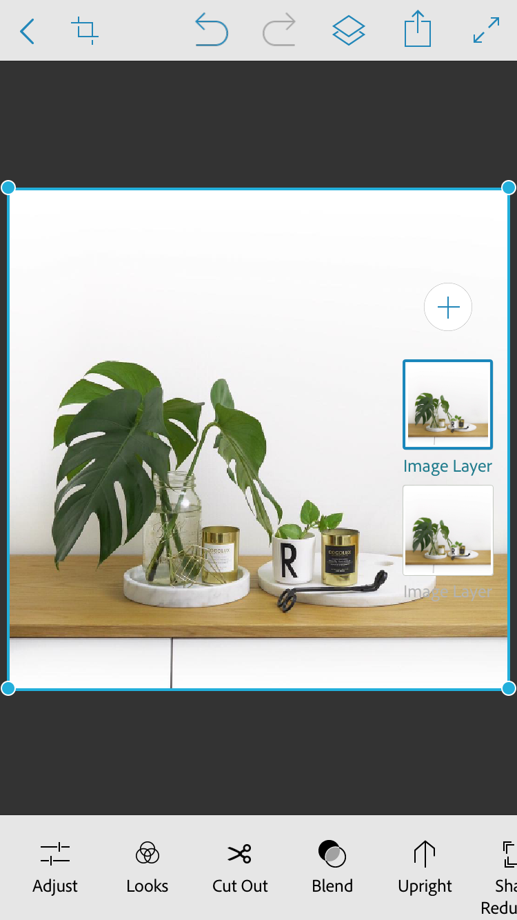 changing backdrop of photo in Photoshop Mix