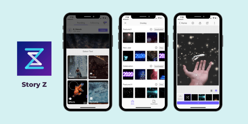 Review of Story Z for adding video effects to your photo