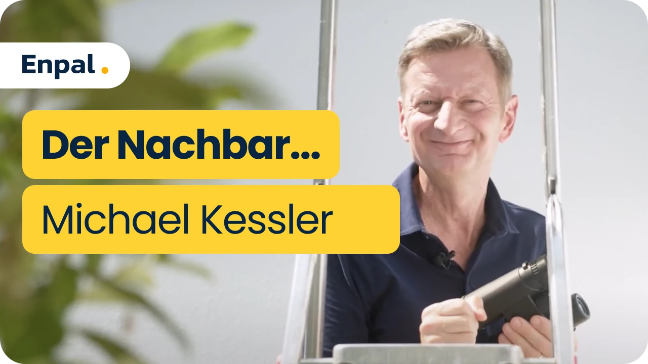 Michael Kessler mit seiner Enpal Energielösung