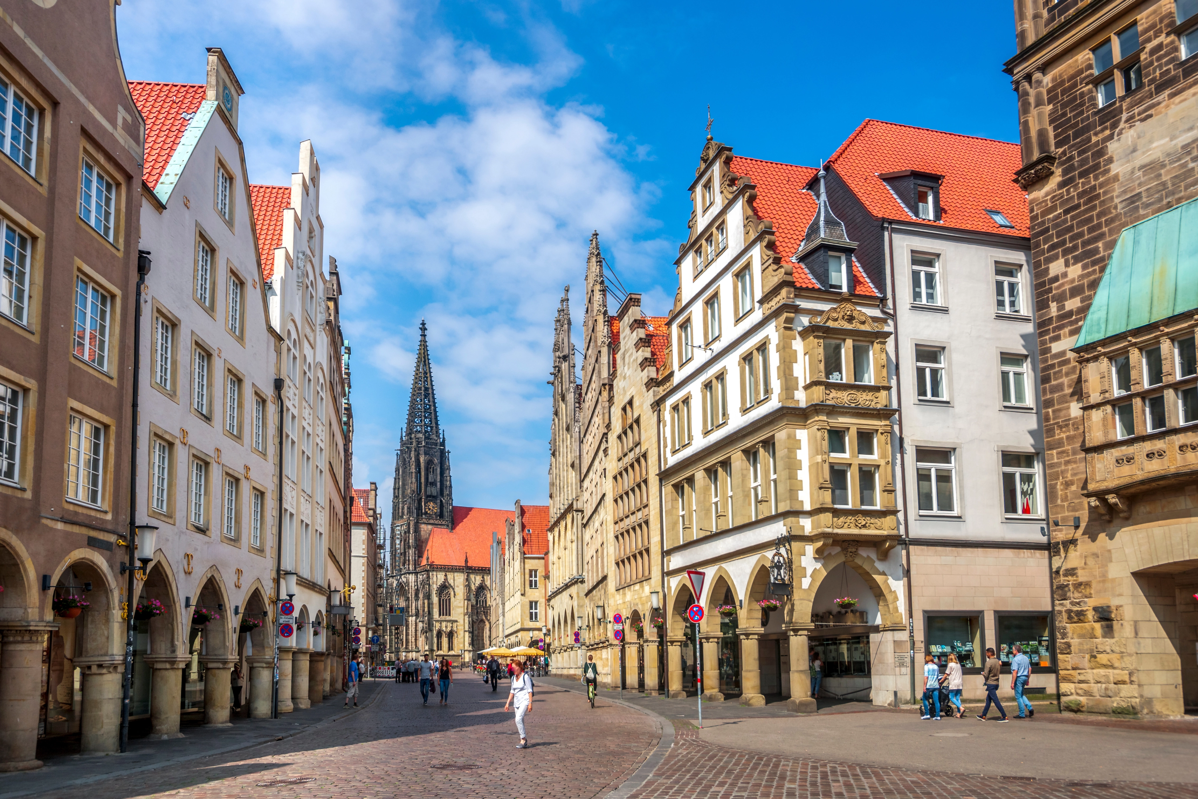 Blick auf Münster
