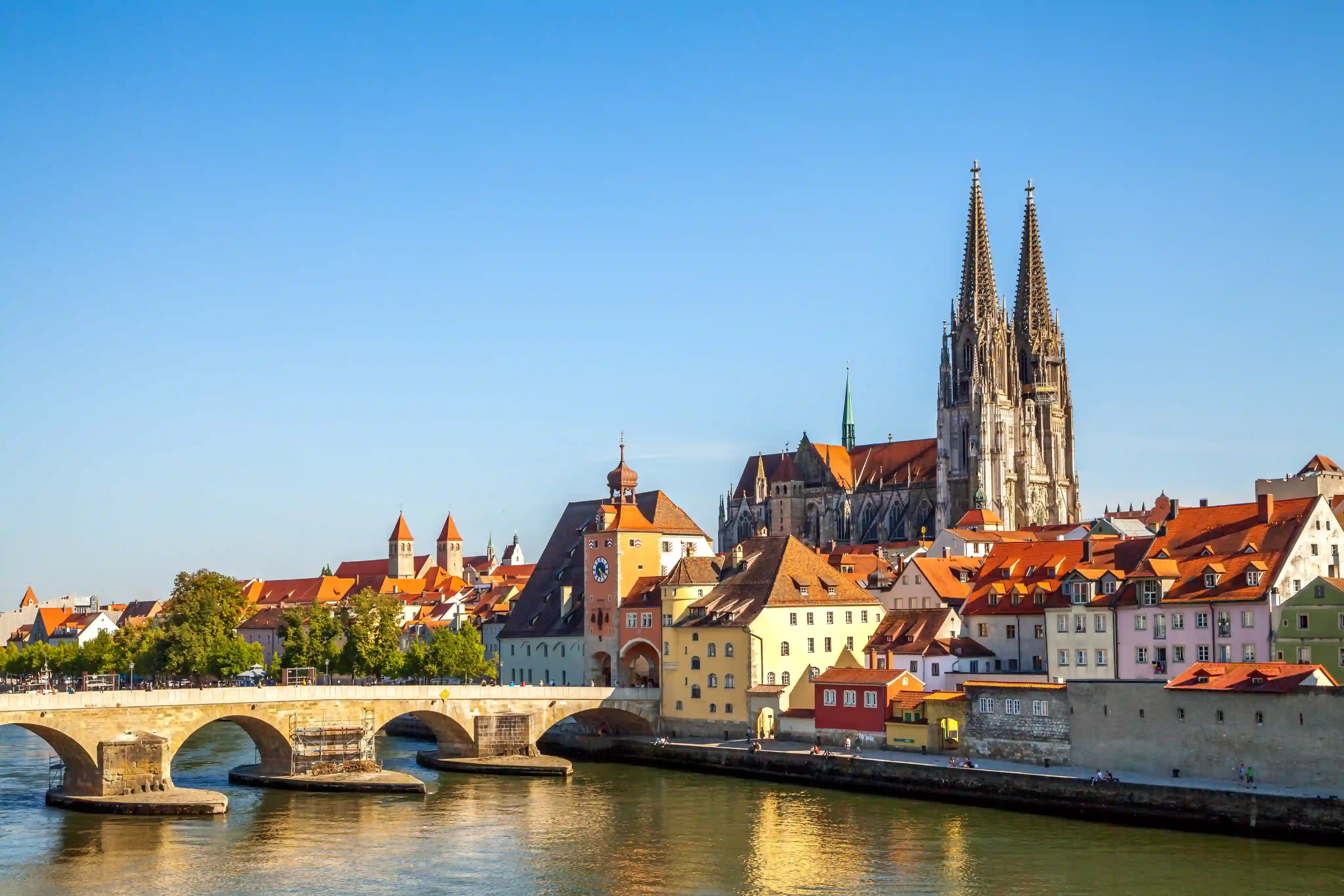 Blick auf Regensburg