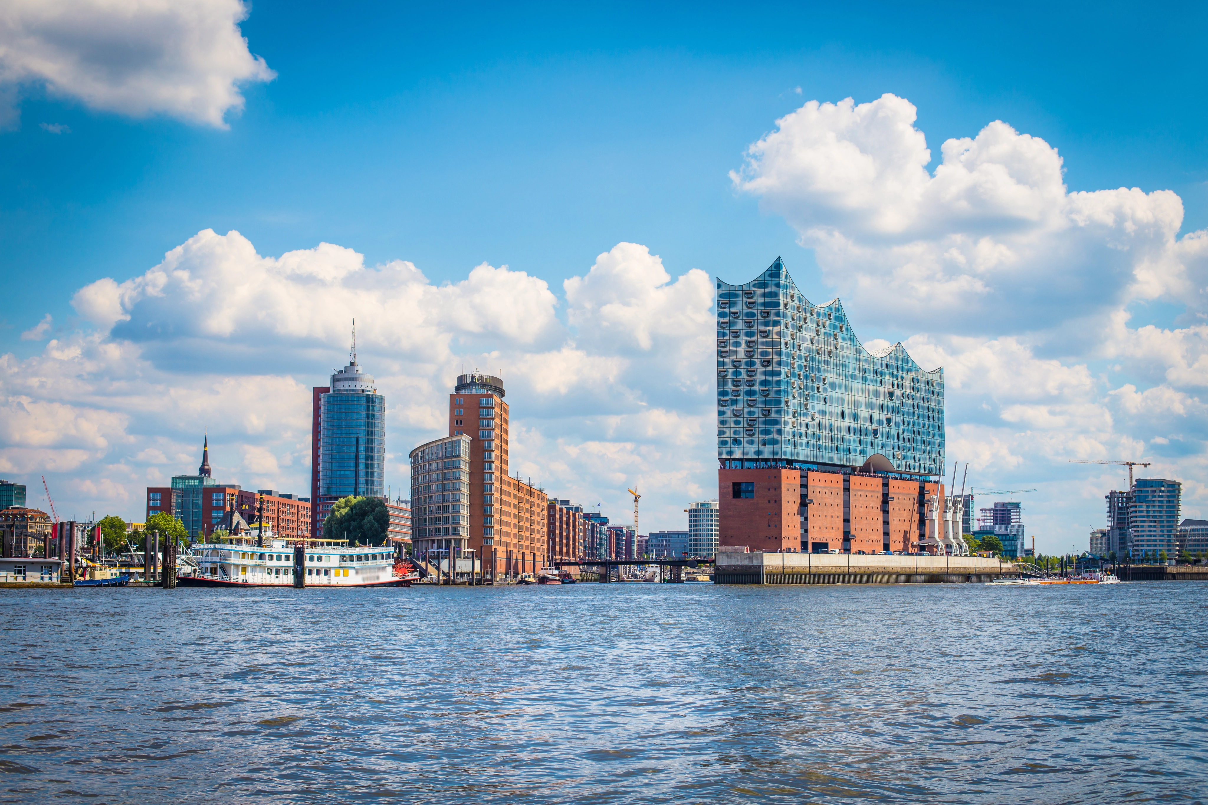 Blick auf Hamburg