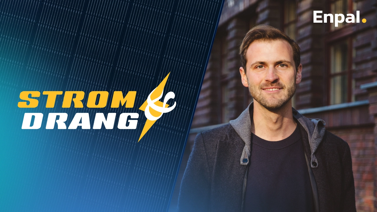 Dr. Wolfgang Gründinger und das Strom & Drang Logo