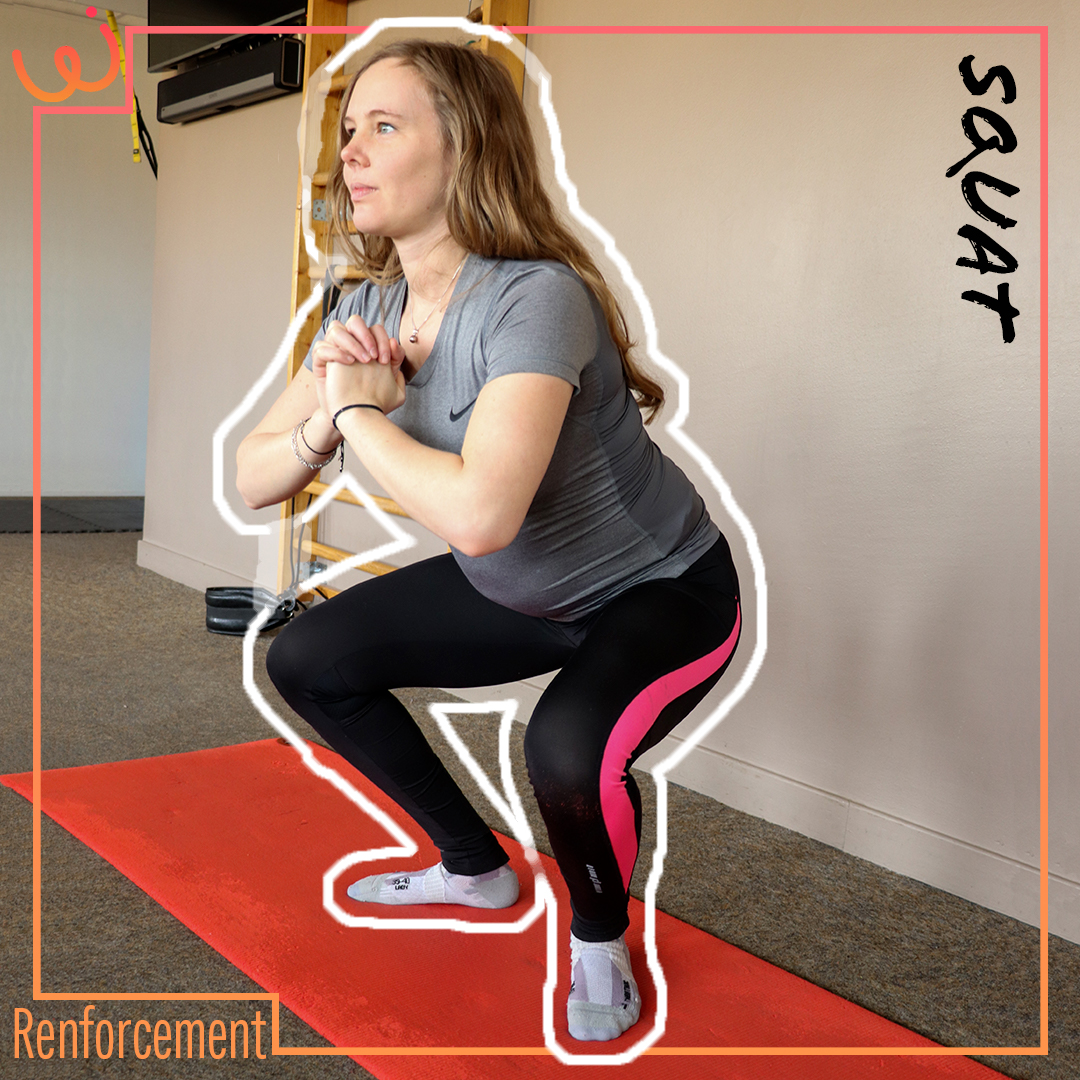 Exercice des squats pendant la grossesse