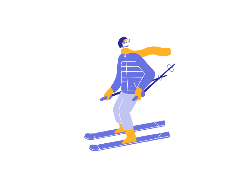 SkiSlope Dribbble