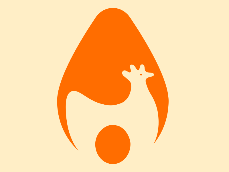 Chicker or Egg Dribbble