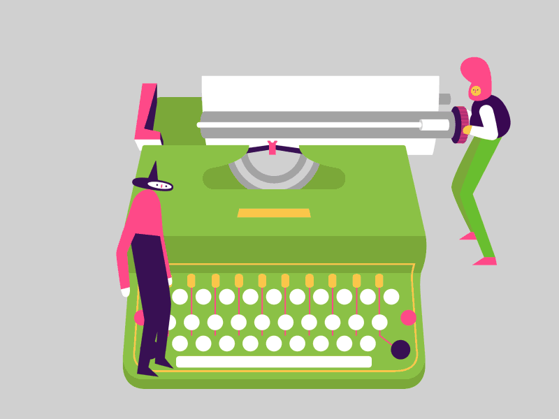 TypeWriter Dribbble