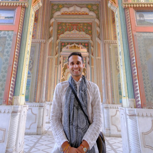 Prema is a lifelong student of Yoga and Bhakti and has been offering Yoga Philosophy. Purses and Marma sessions in DC since 2020. He has spent over a decade training in the ancient Vedic wisdom traditions of South Asia at ashrams and studios in India and the US. He is a teacher of yoga philosophy, a Kirtan artist, and an ayurvedic marma therapy practitioner. He draws direct inspiration from the contemporary Vaishnava teacher and author Garuda Das (Graham Schweig). Prema also has a Ph.D. in History and a B.A. in Engineering.