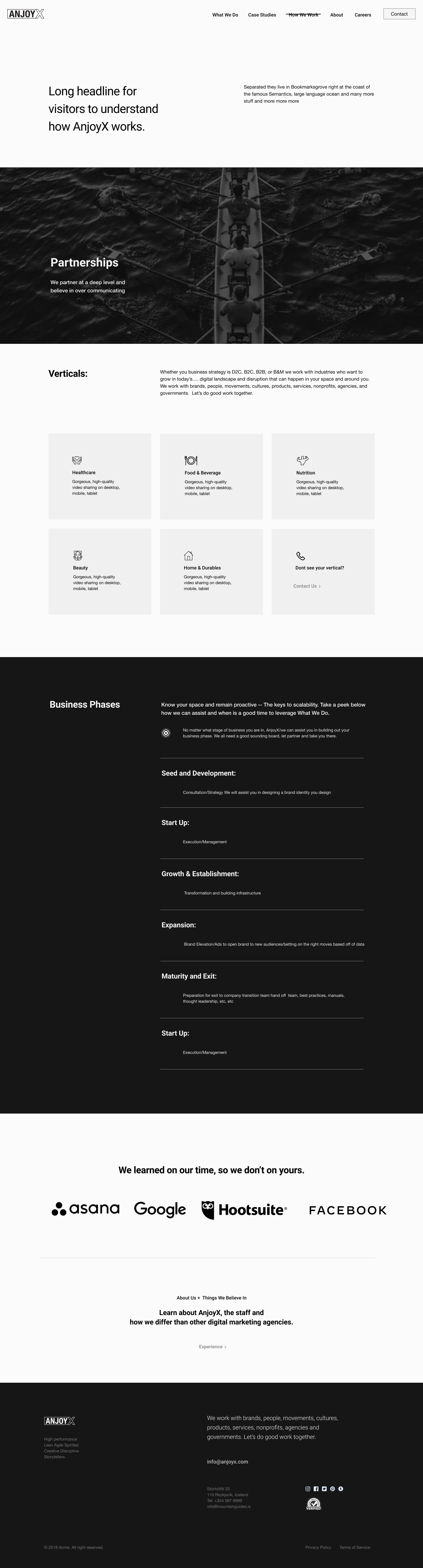 anjoyx how we work webpage screenshot