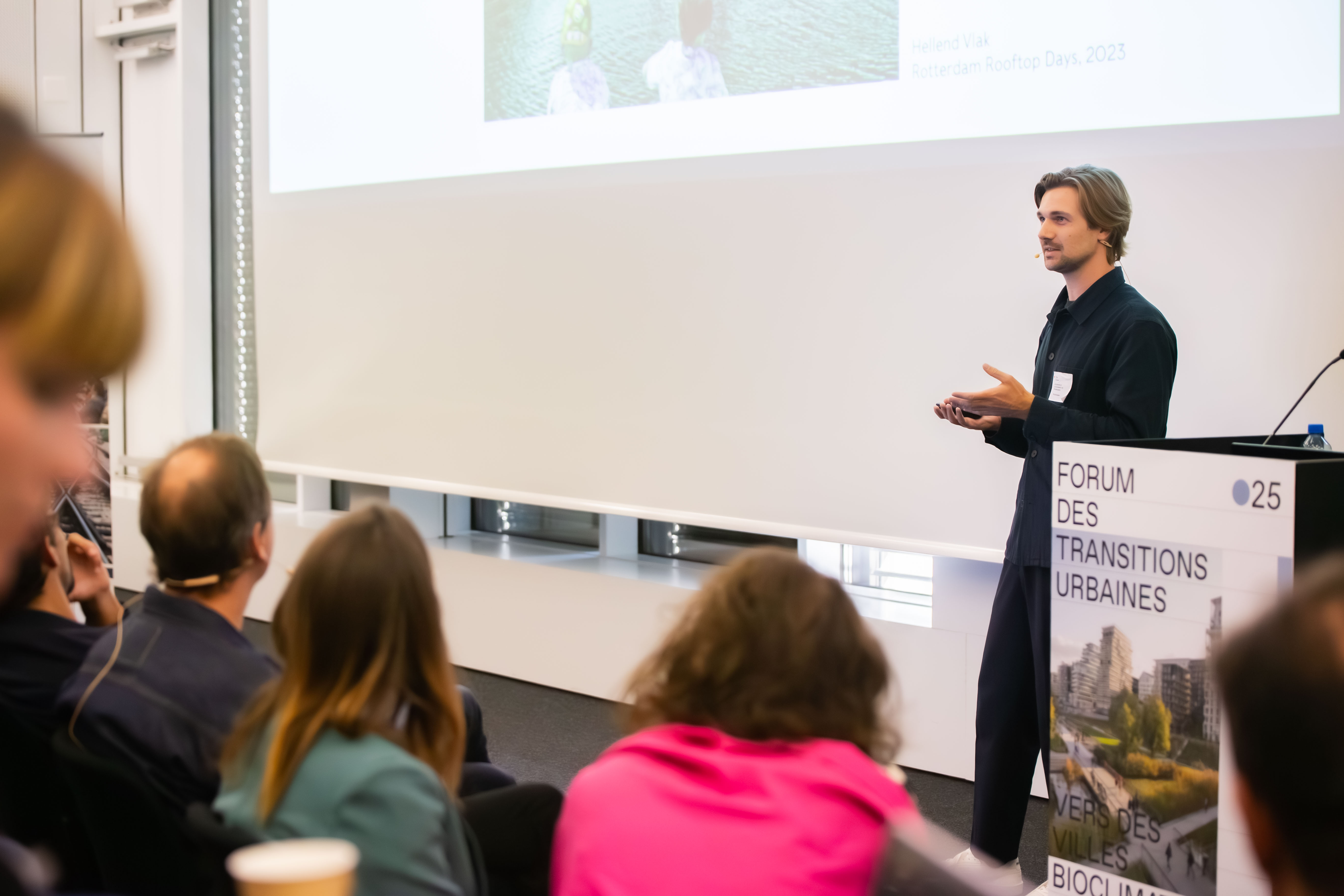 Roofscapes presented their work in the Forum des transitions urbaines at EPFL