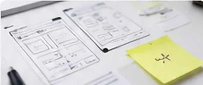 Interface design sketches and screens for autonomous systems