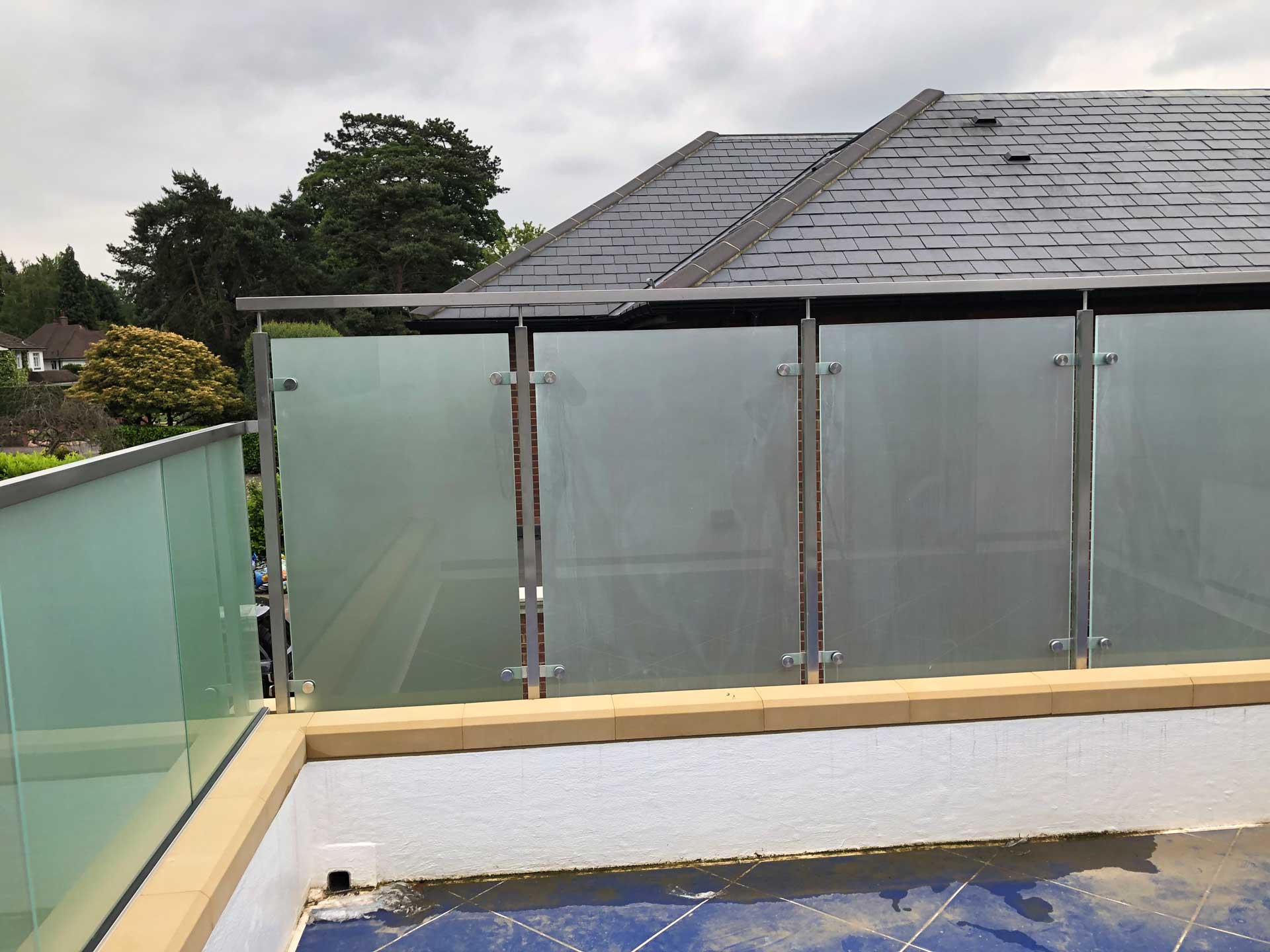 Glass balcony
