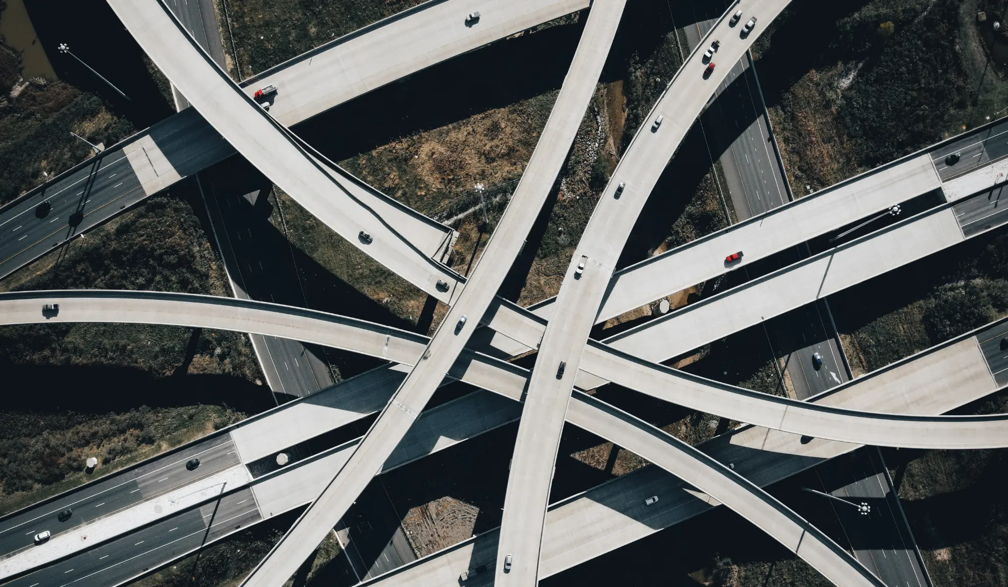 Intersecting roads