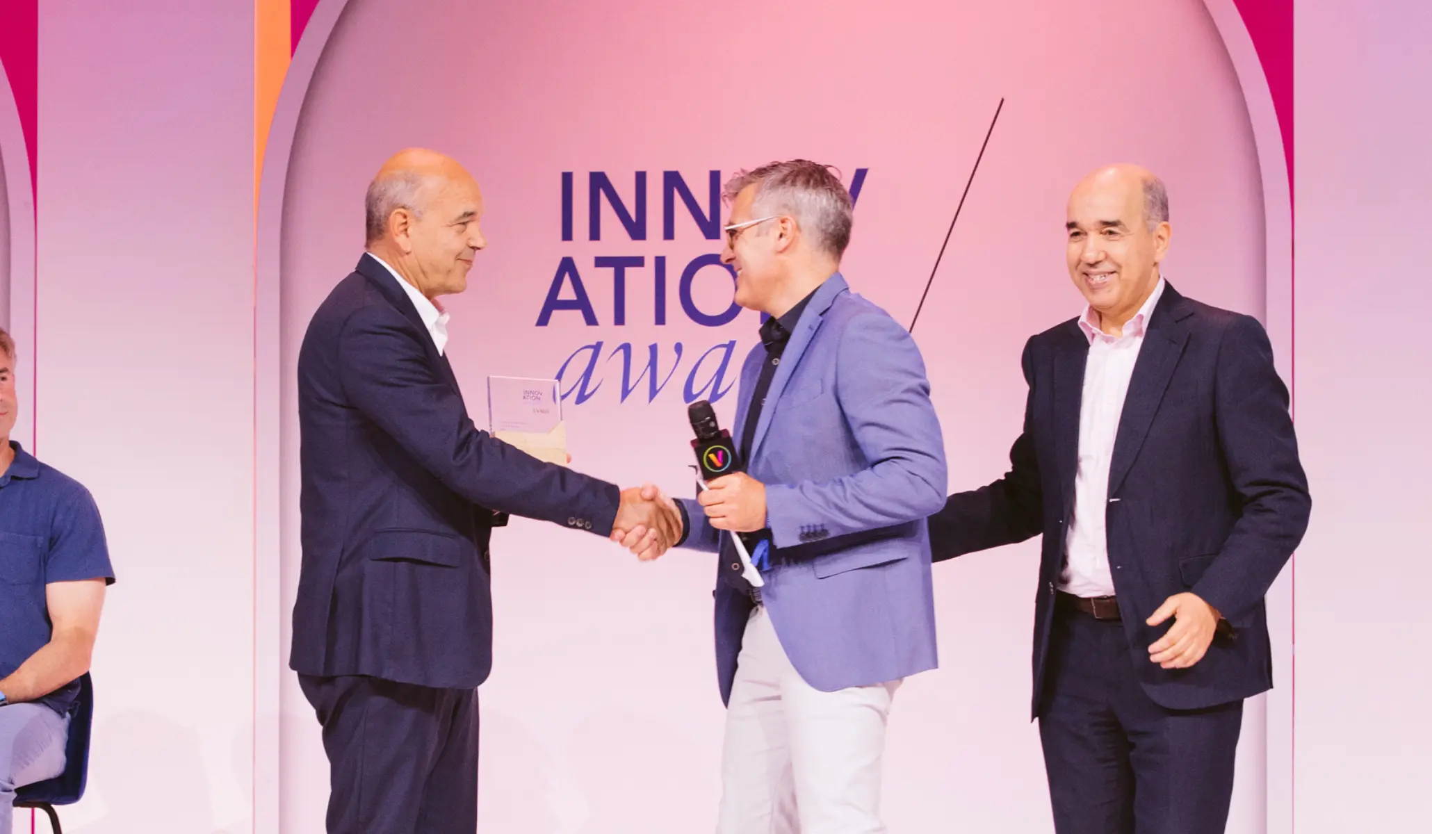Denis Mourrain on the stage of VivaTech 2023