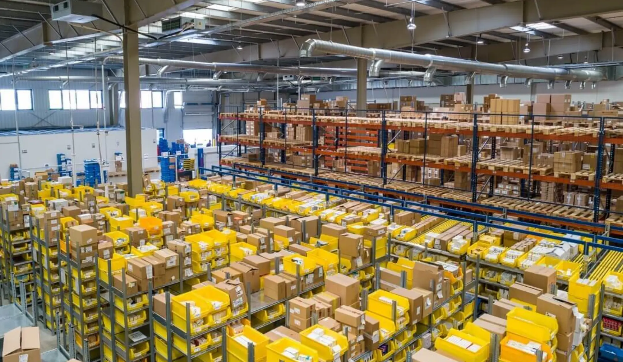 Warehouse full of carboard