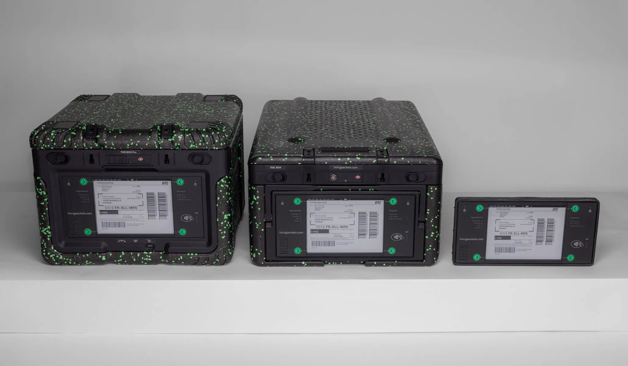Our three products LivingPackets