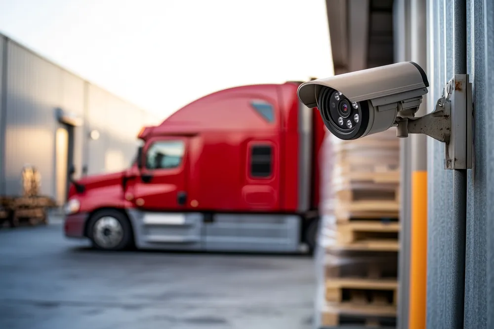 Logistics surveillance, illustrating the huge worth of stolen transportation merchandise every year