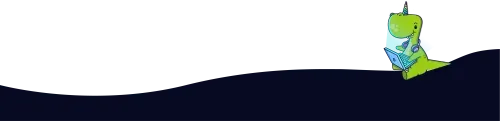Dinocorn sitting on a wave working