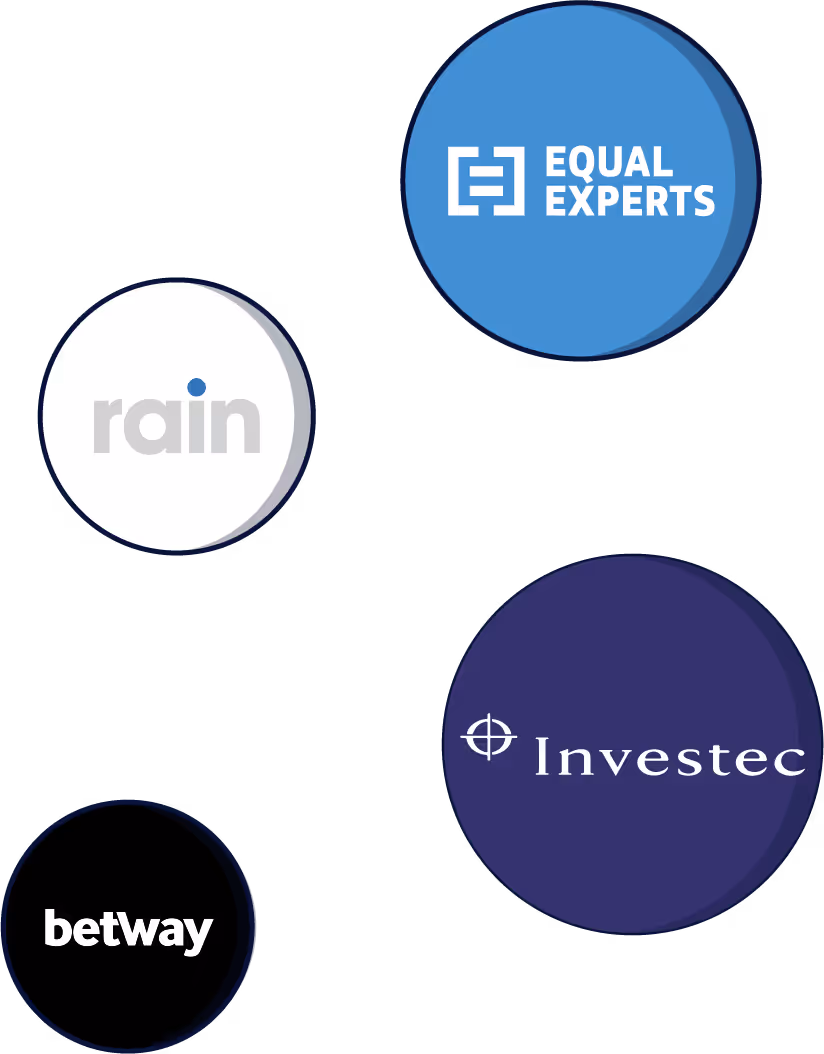 Company logos on the left side of the screen.
