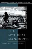 Book cover, the mythical man-month