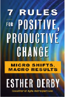 Cover of book, 7 rules for positive, productive change