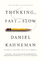Cover of book, thinking fast and slow