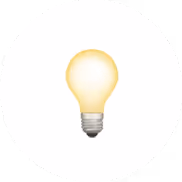 Lightbulb emoji