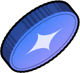 AI coin, floating