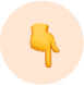Point down arrow