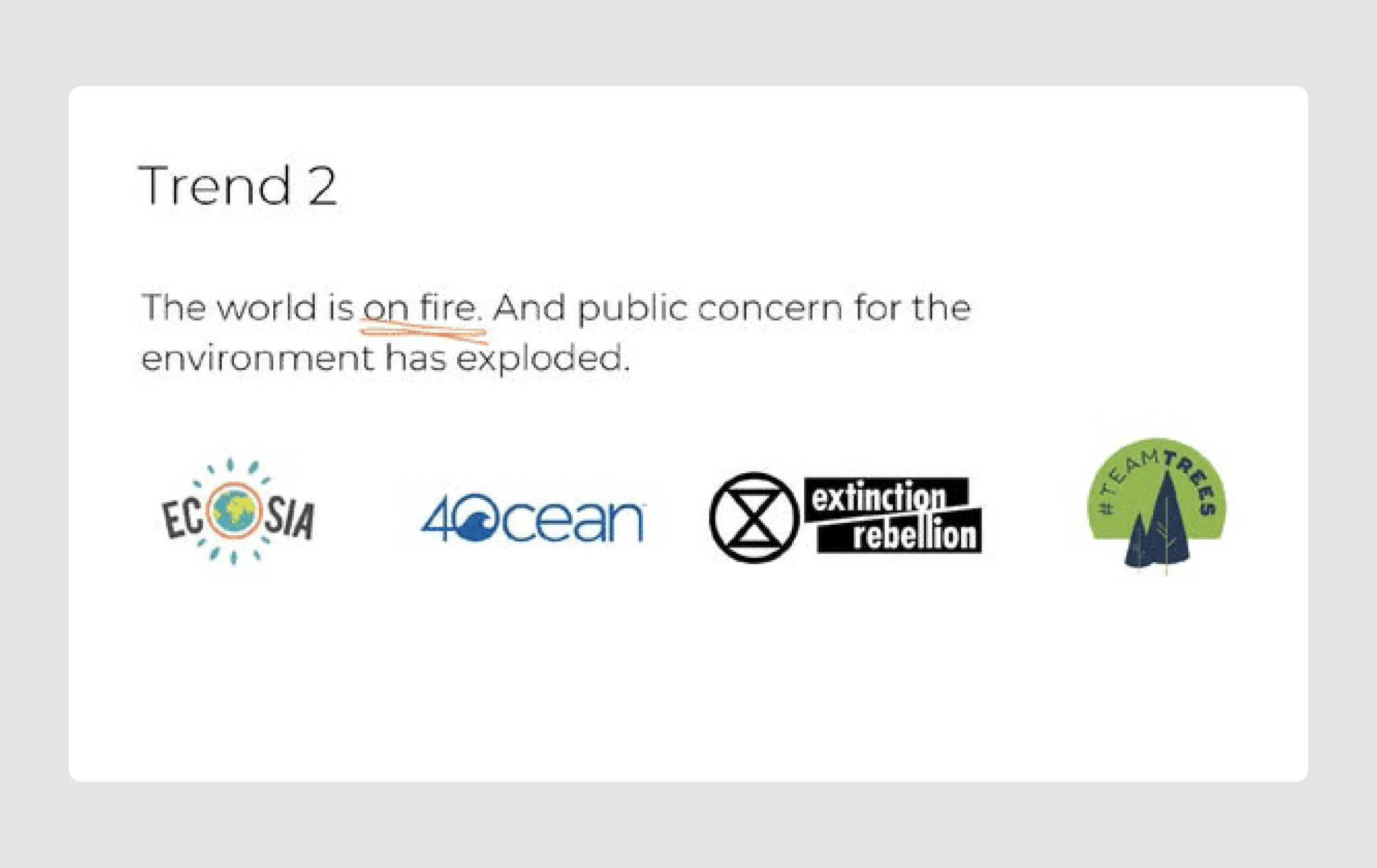 TreeCard pitch deck for startup