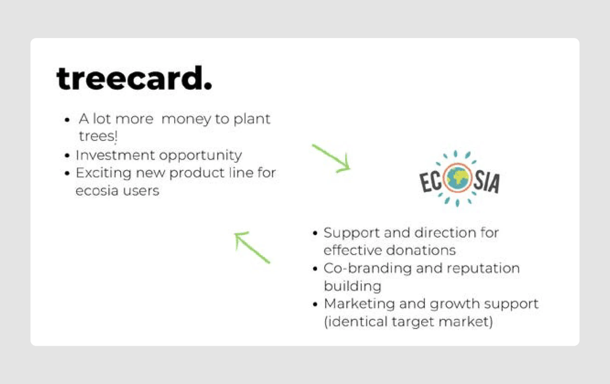 TreeCard pitch deck example