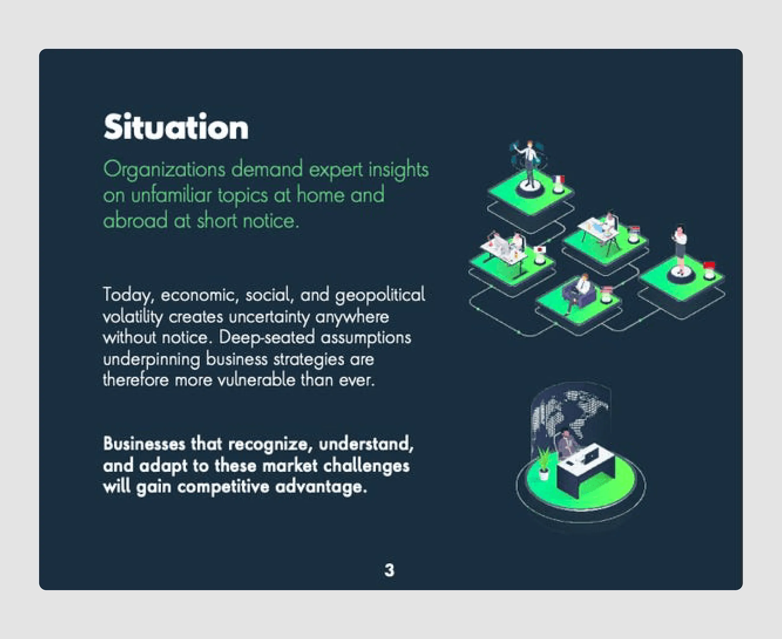 GlobalWonk pitch deck for startup with revenue model slide