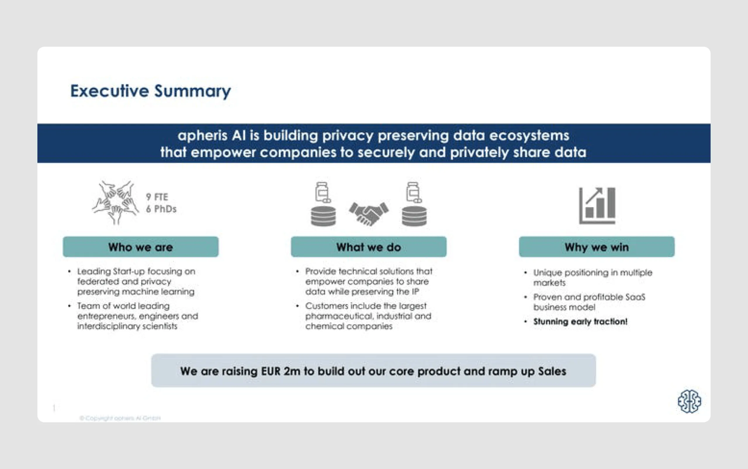 slide design in pitch presentation