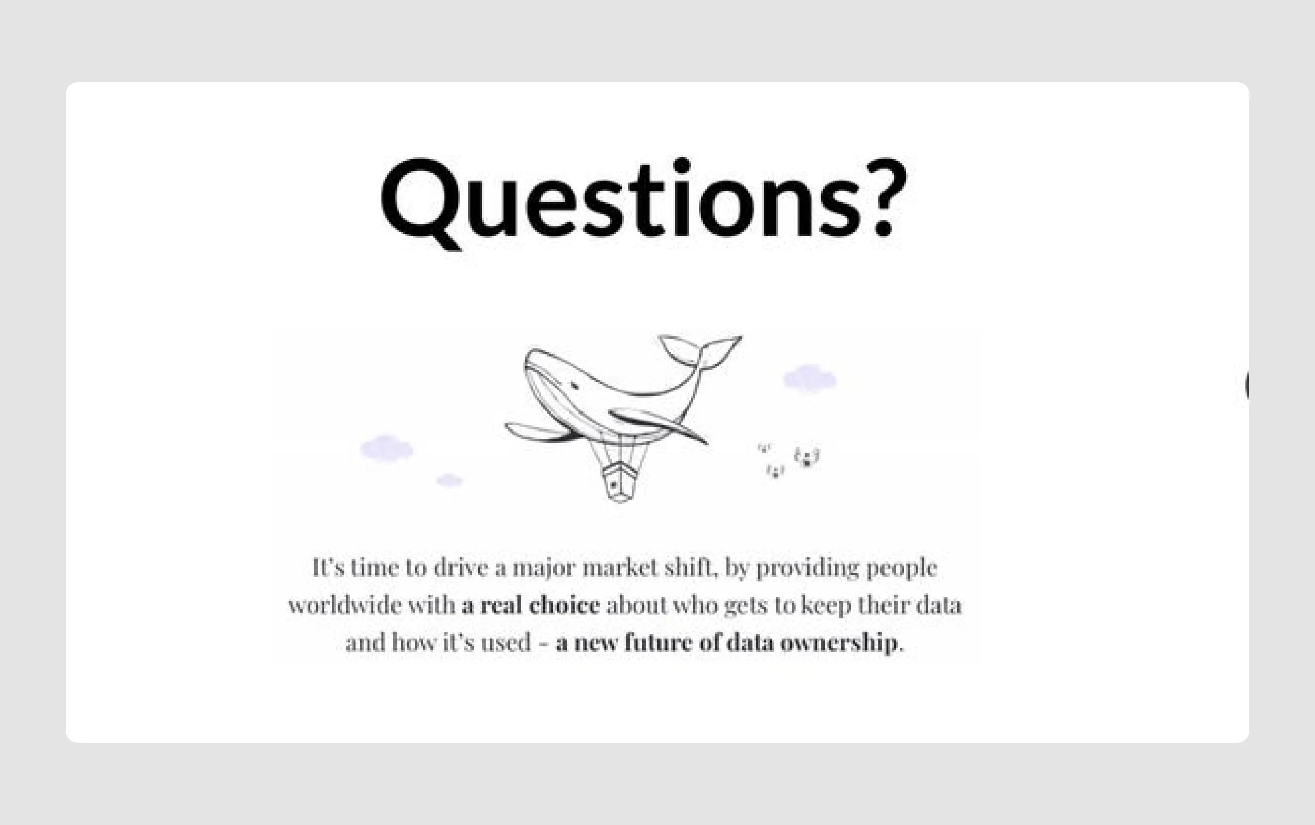 pitch deck design example at A-series level