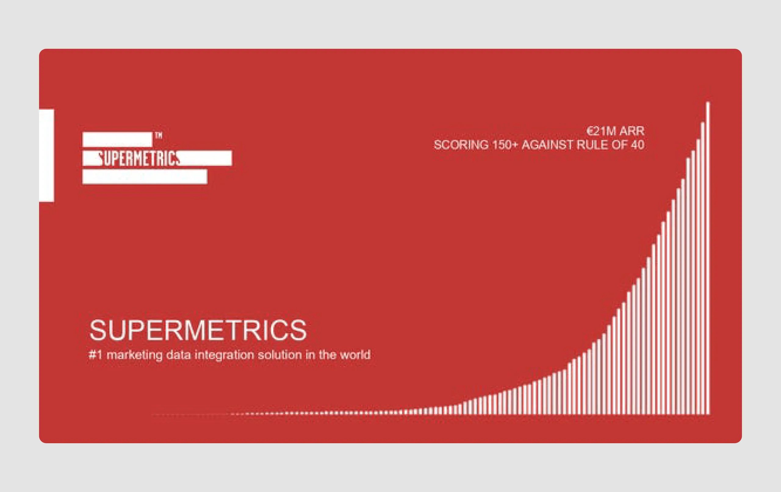 pitch deck design example at B-series level