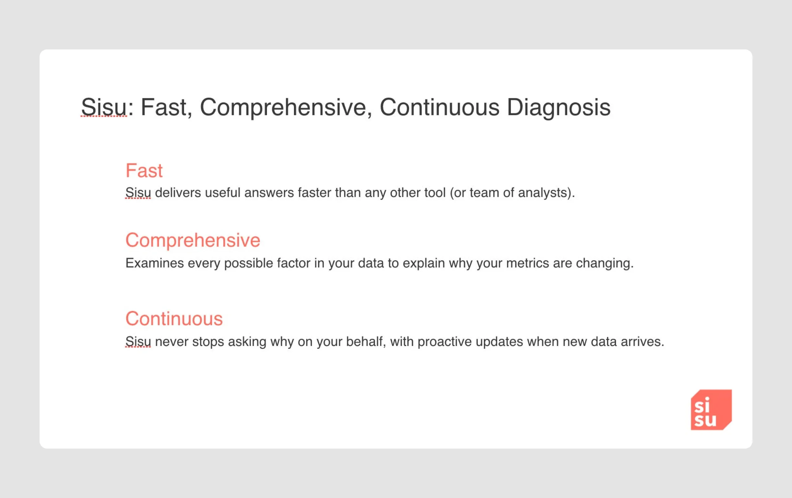 Sisu pitch deck design