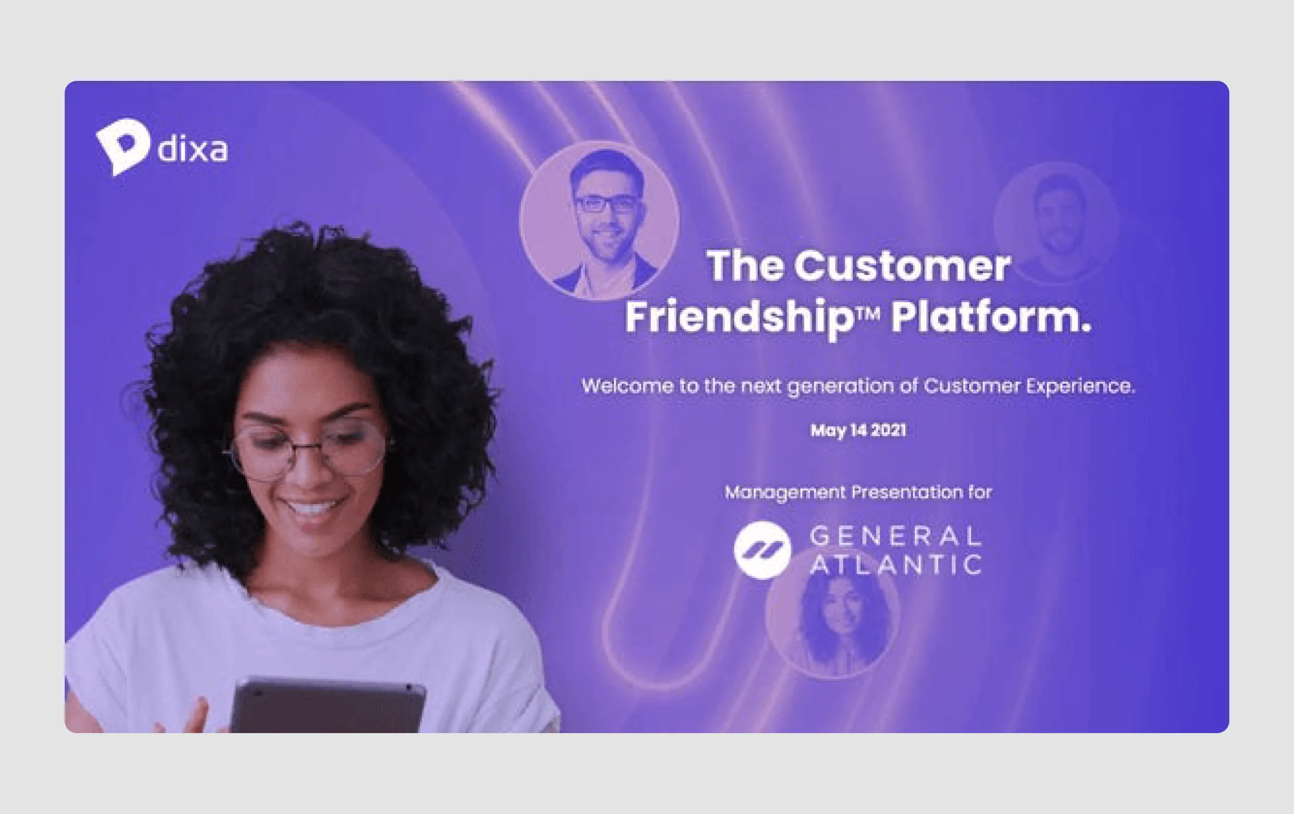 Dixa startup pitch deck example