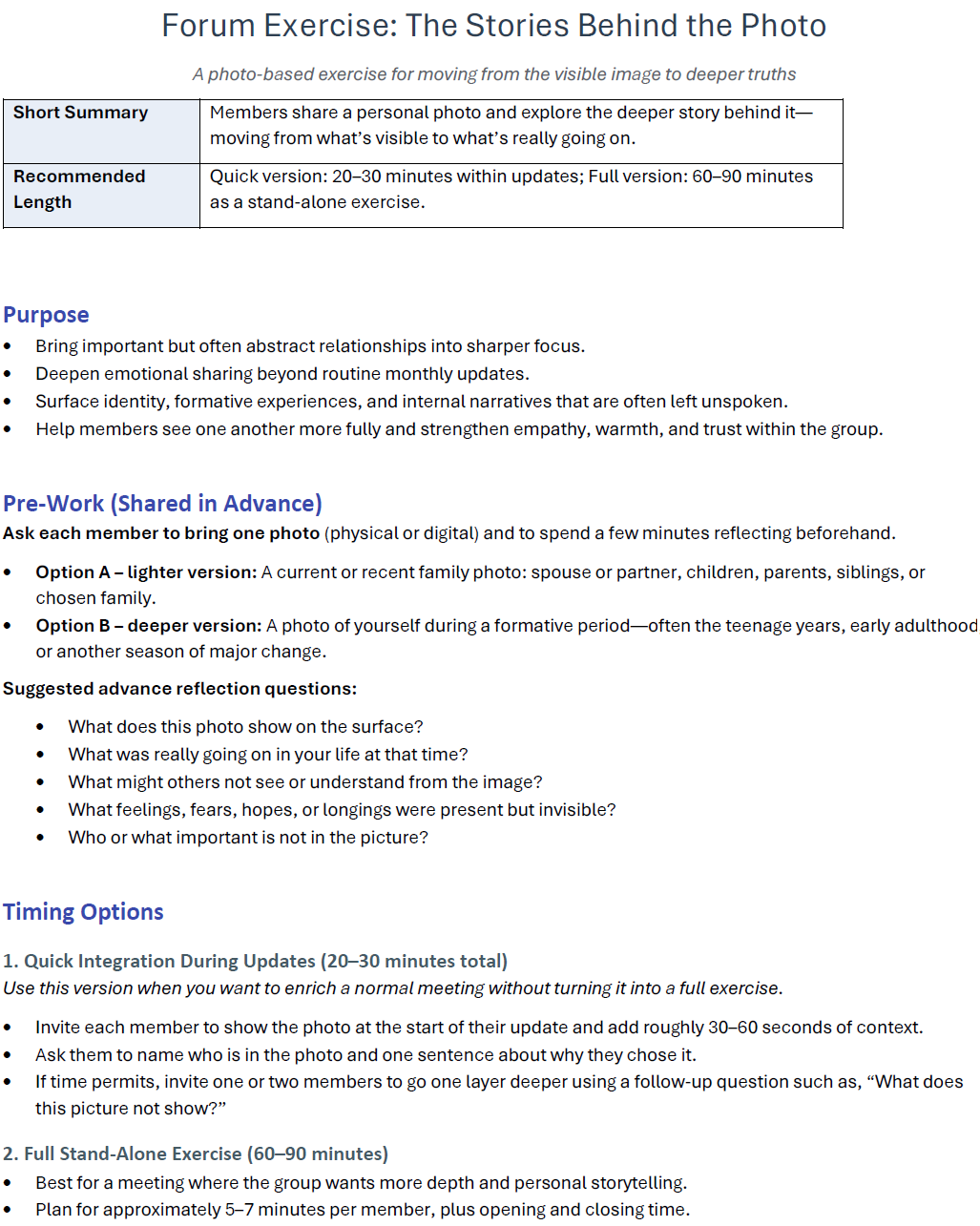 The Stories Behind the Photo