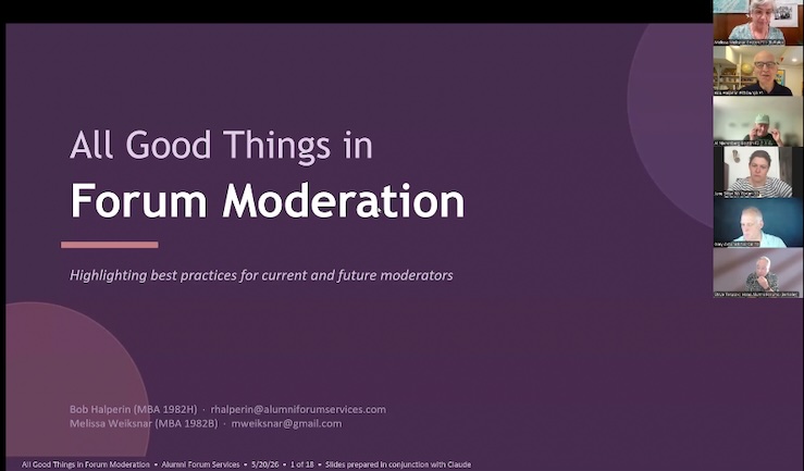 All Good Things in Forum Moderation: Highlighting best practices for current and future moderators