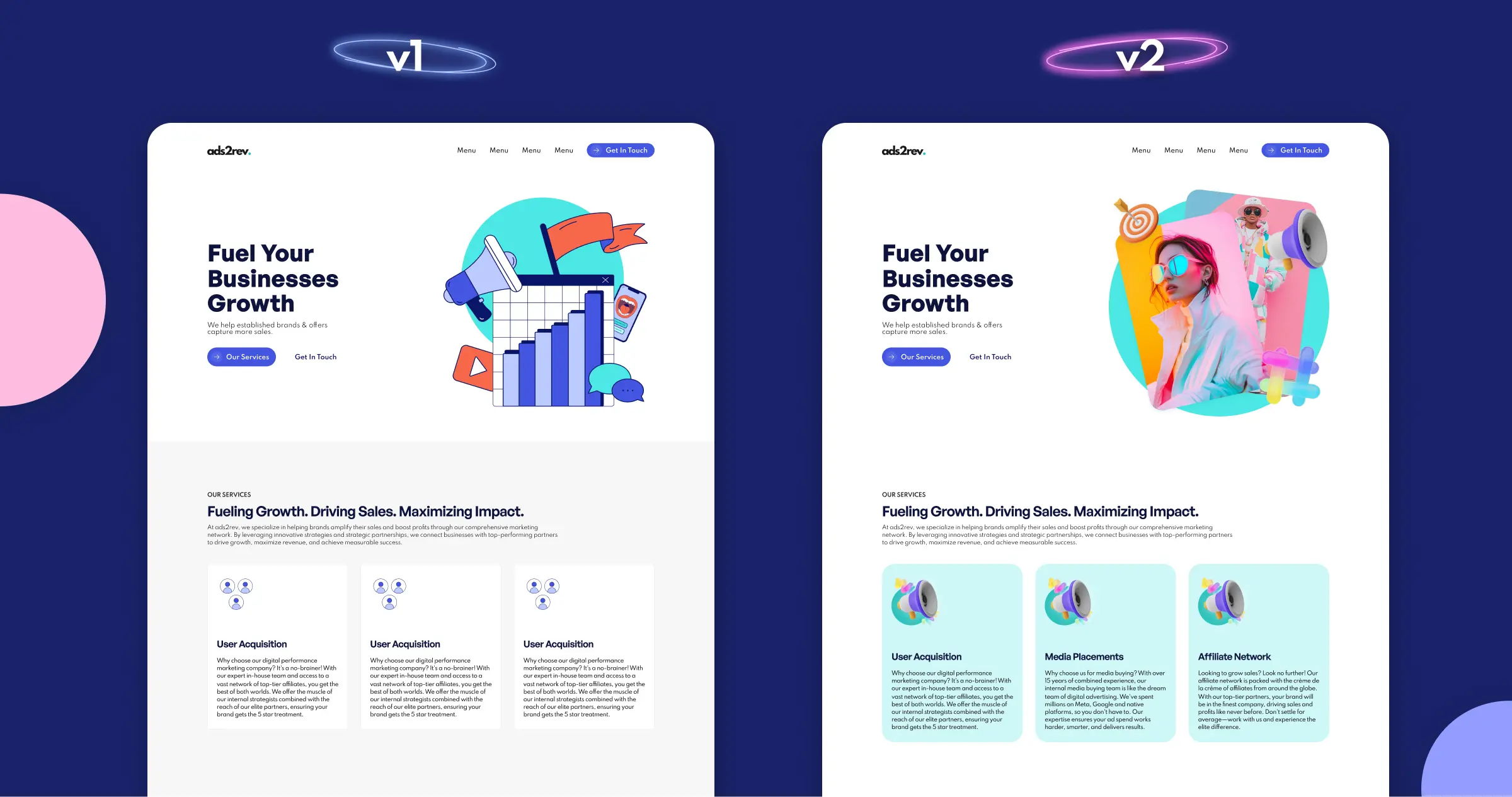 Website Redesign for Affiliate Marketing Agency: Figma + Webflow | 3d with photos | by kristi.digital | Kristina Volchek