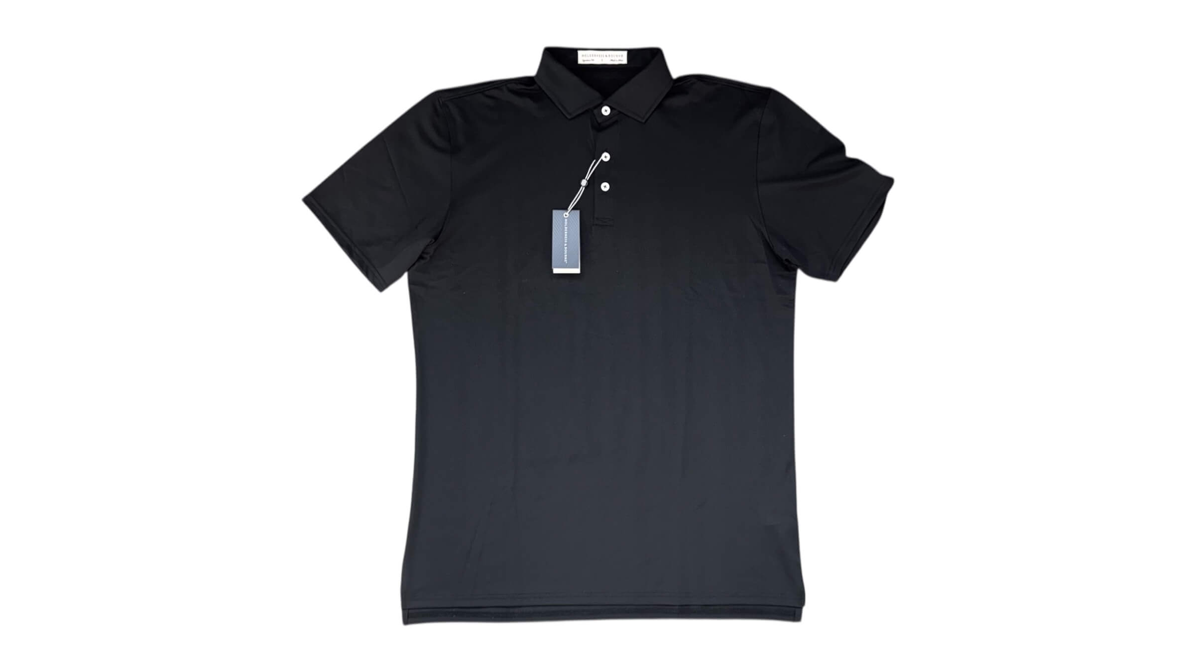161. Men's Macdonald Polo - Black ($60) - 1 Available