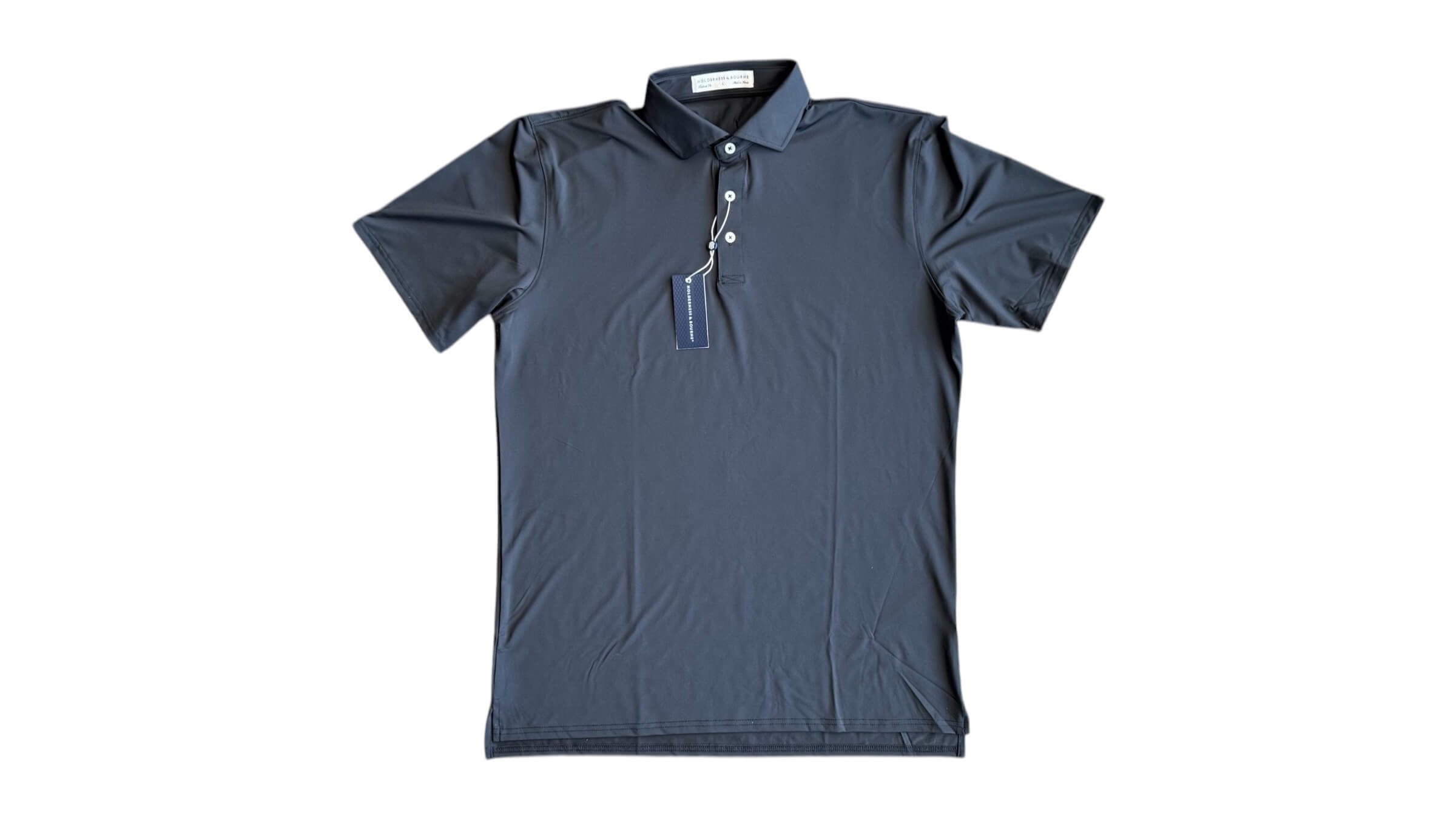 163. Men's Polo - Anderson, Black ($60) - 7 Available